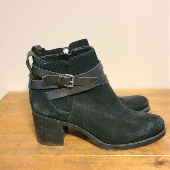 Sam Edelman Suede Leather Booties - Picture 3 of 5